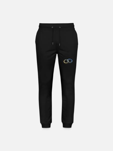 Wedding Wedding Rings - Stanley/Stella Mover Unisex Organic Jogging Trousers - black