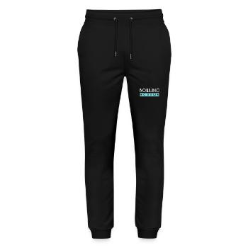 Bowling Crew - Stanley/Stella Unisex Bio Jogginghose Mover  - Schwarz - Vorne - Marisol (170cm) & Nik (191cm)
