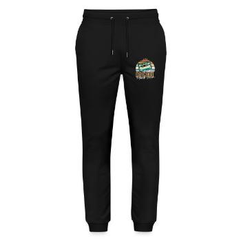 March 1987 - Birthday present - Stanley/Stella Mover Unisex Organic Jogging Trousers - black - Front - Marisol (170cm) & Nik (191cm)