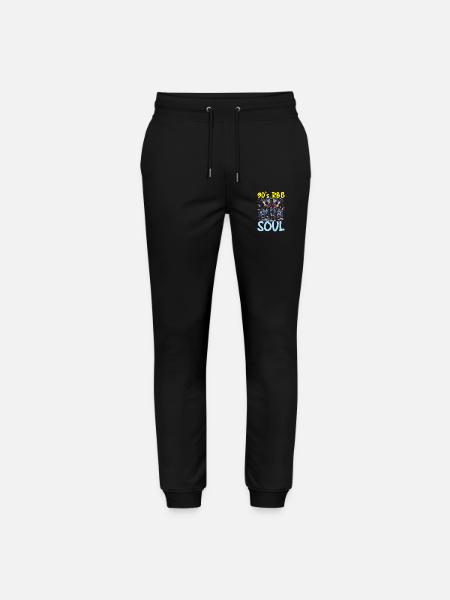 90s Music Lover, 90s, - Stanley/Stella Mover Unisex Organic Jogging Trousers - black