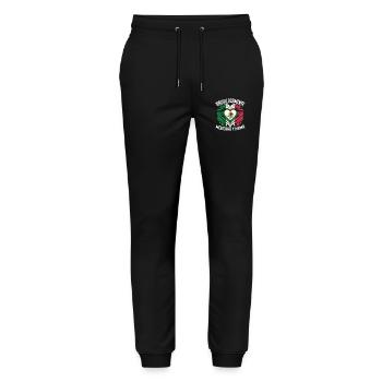 Mother's Day, Mexican Mom, Maternity, Best - Stanley/Stella Mover Unisex Organic Jogging Trousers - black - Front - Marisol (170cm) & Nik (191cm)
