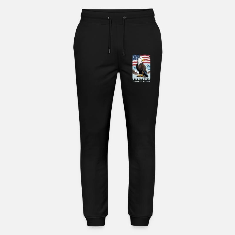 Pygargue à tête blanche - Pantalon de jogging bio MOVER Stanley/Stella unisexe - noir
