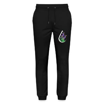 Essential oil - Stanley/Stella Mover Unisex Organic Jogging Trousers - black - Front - Marisol (170cm) & Nik (191cm)