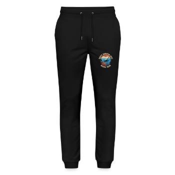 DivingTour Great Barrier Reef 2025 - Stanley/Stella Unisex Bio Jogginghose Mover  - Schwarz - Vorne - Marisol (170cm) & Nik (191cm)