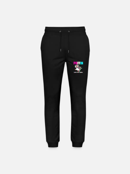 Papageientaucher Puffin - Stanley/Stella Mover Unisex Organic Jogging Trousers - black