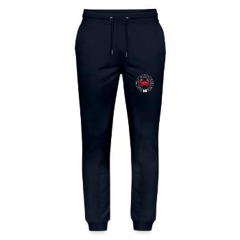 Sternzeichen Krebs - Stanley/Stella Unisex Bio Jogginghose Mover  - Navy - Vorne - Marisol (170cm) & Nik (191cm)