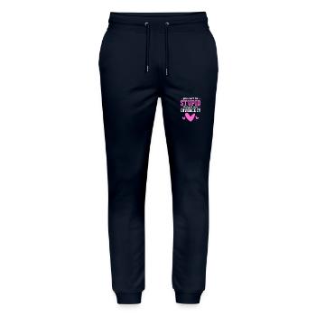 Scheidung - Stanley/Stella Unisex Bio Jogginghose Mover  - Navy - Vorne - Marisol (170cm) & Nik (191cm)