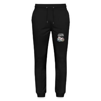 Funny I Am Otterly Exhausted - Stanley/Stella Mover Unisex Organic Jogging Trousers - black - Front - Marisol (170cm) & Nik (191cm)