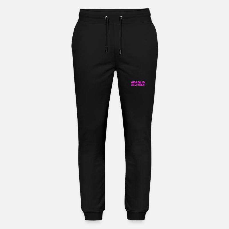 ich bin clever - Stanley/Stella Unisex Bio Jogginghose Mover  - Schwarz