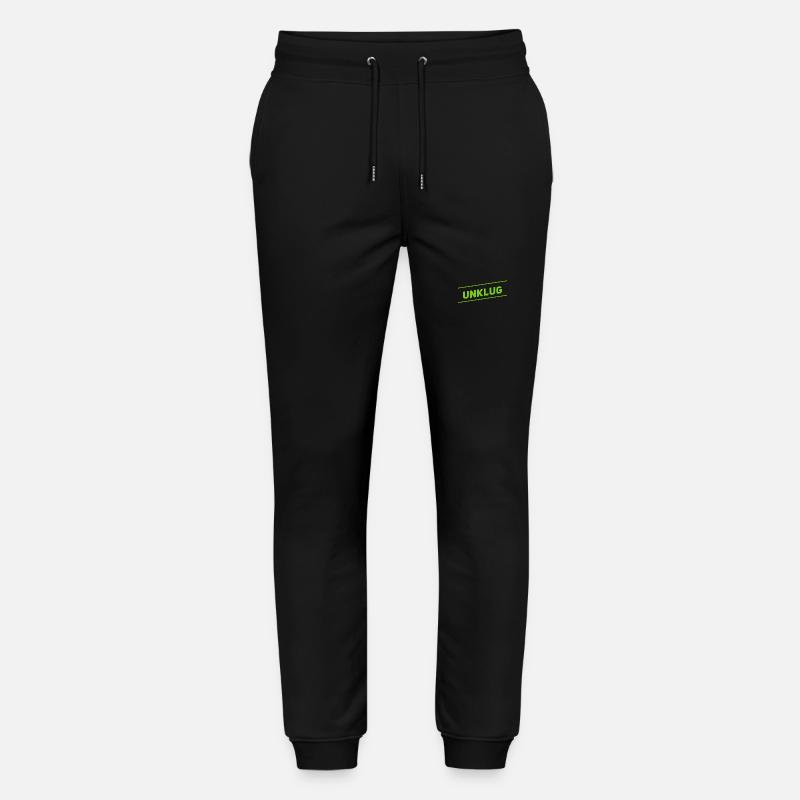 unklug - Stanley/Stella Unisex Bio Jogginghose Mover  - Schwarz