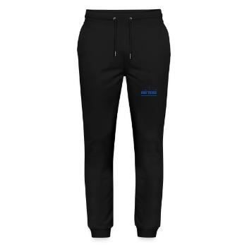 sehr selten und teuer - Stanley/Stella Unisex Bio Jogginghose Mover  - Schwarz - Vorne - Marisol (170cm) & Nik (191cm)