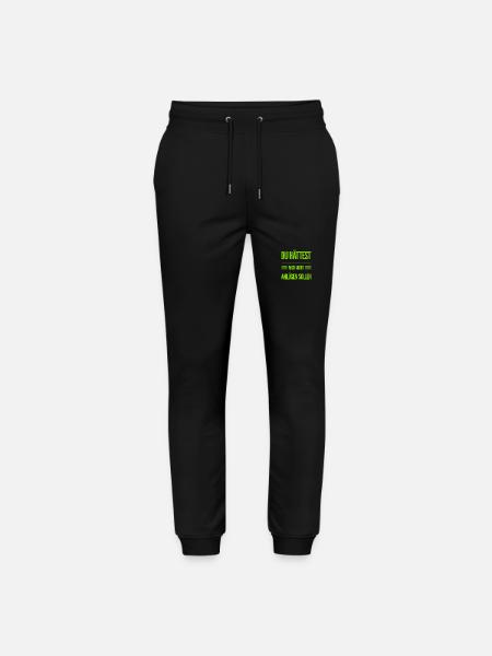 Lügen sind furchtbar - Stanley/Stella Unisex Bio Jogginghose Mover - Schwarz