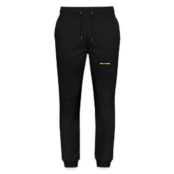 vor dir steht eine Prinzessin vor - Stanley/Stella Unisex Bio Jogginghose Mover  - Schwarz - Vorne - Marisol (170cm) & Nik (191cm)