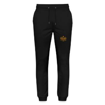 ich mag dich - Stanley/Stella Unisex Bio Jogginghose Mover  - Schwarz - Vorne - Marisol (170cm) & Nik (191cm)