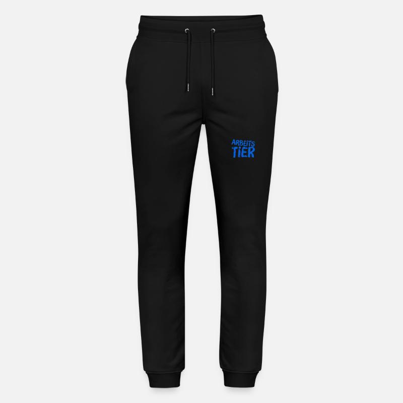 arbeiten geht immer - Stanley/Stella Unisex Bio Jogginghose Mover  - Schwarz