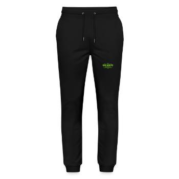ich carpe die noctum - Stanley/Stella Unisex Bio Jogginghose Mover  - Schwarz - Vorne - Marisol (170cm) & Nik (191cm)