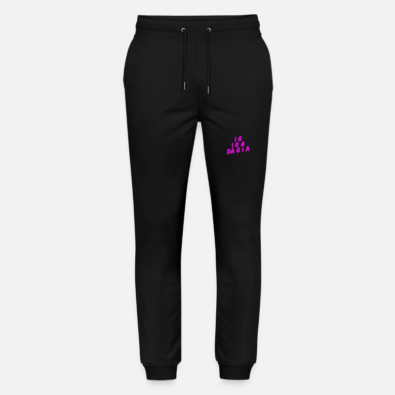 Gespräch auf bayrisch - Stanley/Stella Unisex Bio Jogginghose Mover  - Schwarz