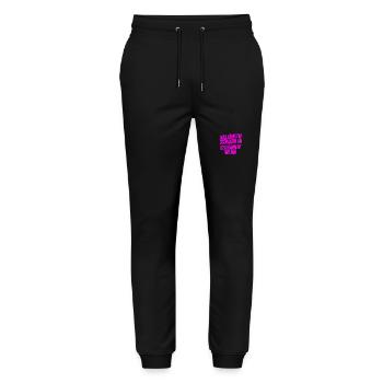 That's what the jungle is like - Stanley/Stella Mover Unisex Organic Jogging Trousers - black - Front - Marisol (170cm) & Nik (191cm)