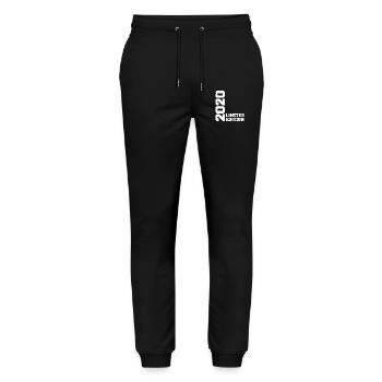 Cadeau Anniversaire Millésime 2020 Classique 2020 - Pantalon de jogging bio MOVER Stanley/Stella unisexe - noir - Devant - Marisol (170cm) & Nik (191cm)