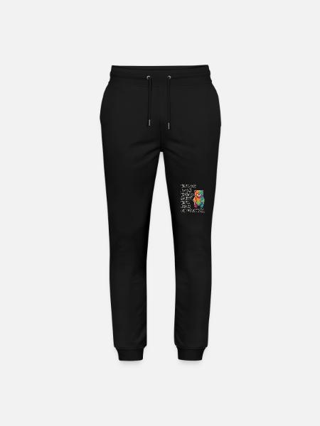 Nimm das Leben nicht so schwer, Gummibär - Stanley/Stella Unisex Bio Jogginghose Mover - Schwarz