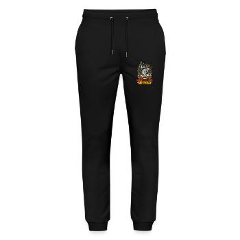 Juneteenth 1865 Freedom African American - Stanley/Stella Mover Unisex Organic Jogging Trousers - black - Front - Marisol (170cm) & Nik (191cm)