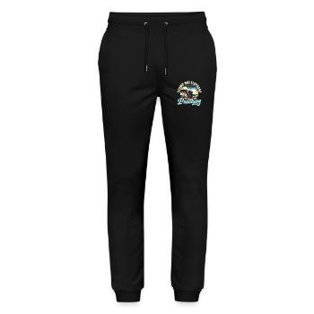 Endangered Species, Animal Lover, Elephant - Stanley/Stella Mover Unisex Organic Jogging Trousers - black - Front - Marisol (170cm) & Nik (191cm)
