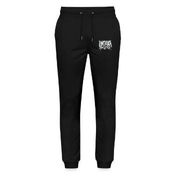 Untaka Wear Collection - Stanley/Stella Mover Unisex Organic Jogging Trousers - black - Front - Marisol (170cm) & Nik (191cm)