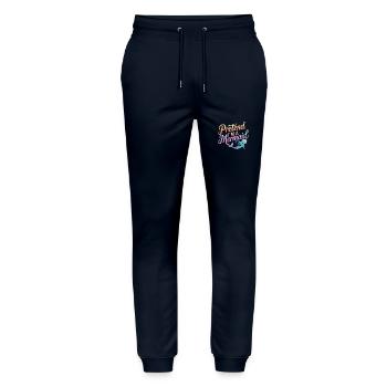 Sirène Fable Sirènes Conte de fées - Pantalon de jogging bio MOVER Stanley/Stella unisexe - marine - Devant - Marisol (170cm) & Nik (191cm)