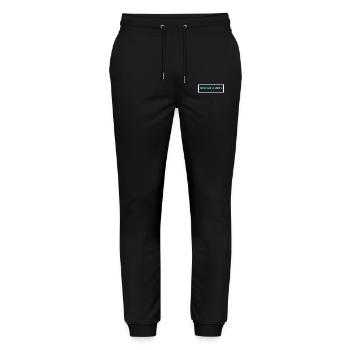 Coding Humor Funny Programmer Gift HTML Break Tag - Stanley/Stella Mover Unisex Organic Jogging Trousers - black - Front - Marisol (170cm) & Nik (191cm)