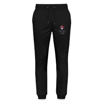 Funny - I'm very nice and don't bite Design - Stanley/Stella Mover Unisex Organic Jogging Trousers - black - Front - Marisol (170cm) & Nik (191cm)