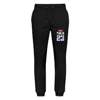 Italia 23 Jersey 2023 - Stanley/Stella Mover Unisex Organic Jogging Trousers - black - Front - Marisol (170cm) & Nik (191cm)