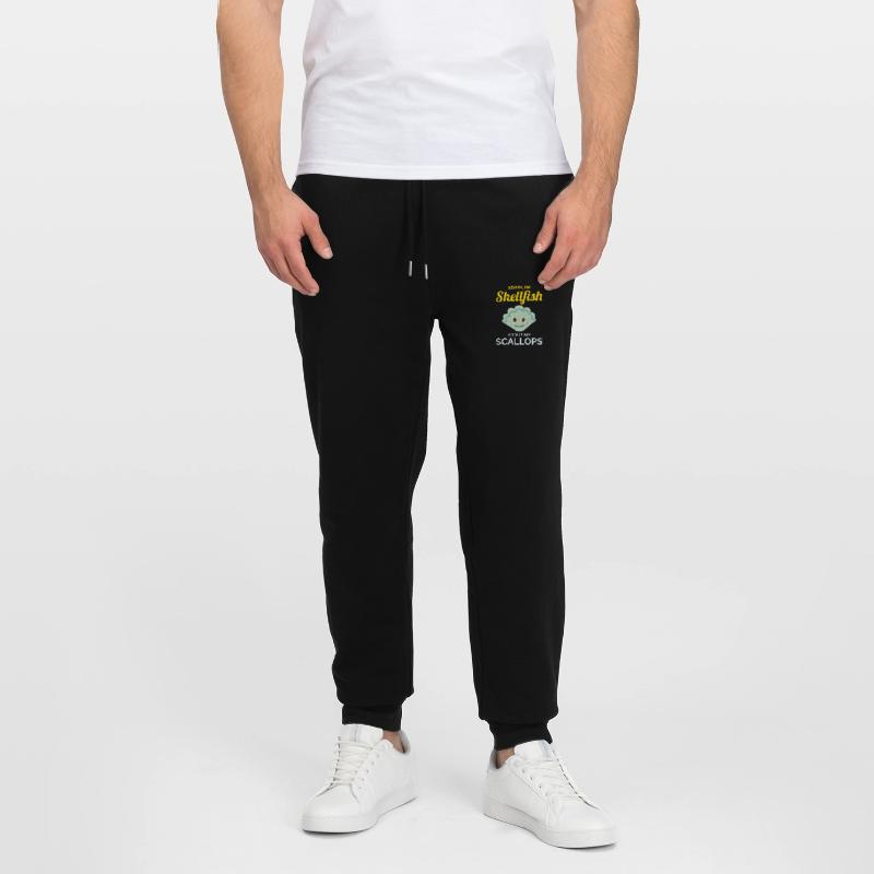 Scallop Seashells Collector Beachcomber Shellfish Stanley/Stella Mover Unisex Organic Jogging Trousers