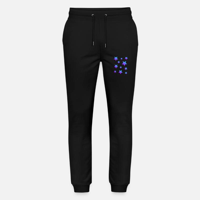 Star Star Pack Bleu-Violet - Pantalon de jogging bio MOVER Stanley/Stella unisexe - noir