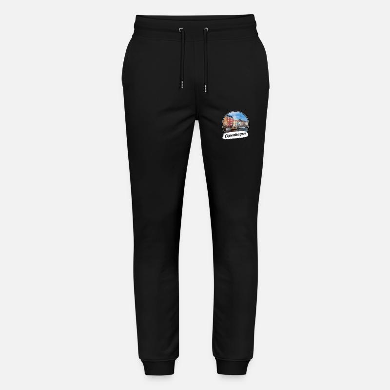 Souvenir de Copenhague - Pantalon de jogging bio MOVER Stanley/Stella unisexe - noir