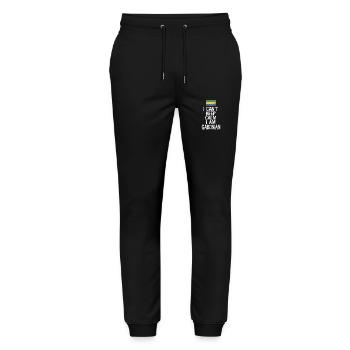 I can not Keep Calm I am Gabuner - Stanley/Stella Unisex Bio Jogginghose Mover  - Schwarz - Vorne - Marisol (170cm) & Nik (191cm)