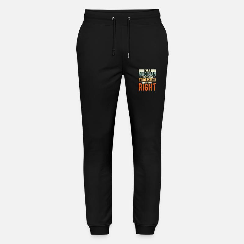 Sorcier - Pantalon de jogging bio MOVER Stanley/Stella unisexe - noir