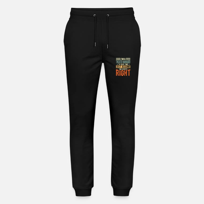 Directeur - Pantalon de jogging bio MOVER Stanley/Stella unisexe - noir