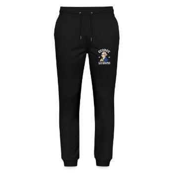 George Slushington Smoothie July 4 - Stanley/Stella Mover Unisex Organic Jogging Trousers - black - Front - Marisol (170cm) & Nik (191cm)