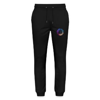 Stier Sternzeichen Symbol Mandala - Stanley/Stella Unisex Bio Jogginghose Mover  - Schwarz - Vorne - Marisol (170cm) & Nik (191cm)