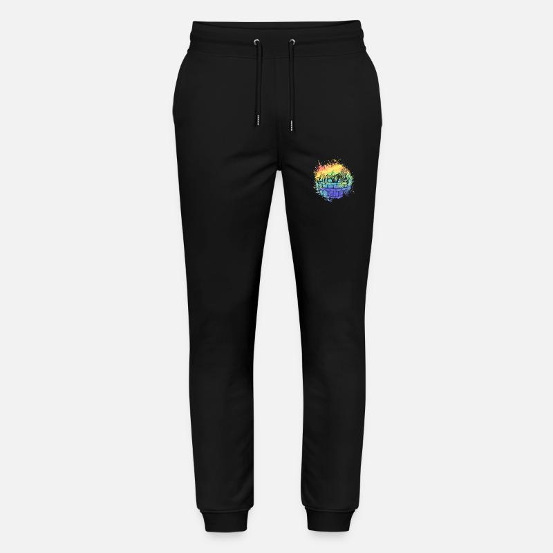 Veganer Obstkorb - Stanley/Stella Unisex Bio Jogginghose Mover  - Schwarz