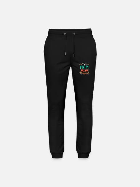 Mom Gift - Stanley/Stella Mover Unisex Organic Jogging Trousers - black