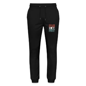 Every challenge is an opportunity - Stanley/Stella Mover Unisex Organic Jogging Trousers - black - Front - Marisol (170cm) & Nik (191cm)