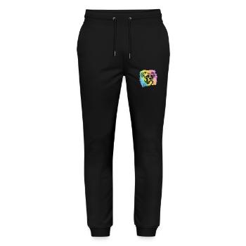Boxer - Stanley/Stella Mover Unisex Organic Jogging Trousers - black - Front - Marisol (170cm) & Nik (191cm)