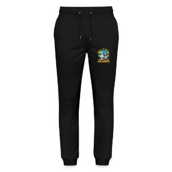 Meilleur grand-père Pitbull - Pantalon de jogging bio MOVER Stanley/Stella unisexe - noir - Devant - Marisol (170cm) & Nik (191cm)