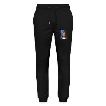 Husky USA - Stanley/Stella Unisex Bio Jogginghose Mover  - Schwarz - Vorne - Marisol (170cm) & Nik (191cm)
