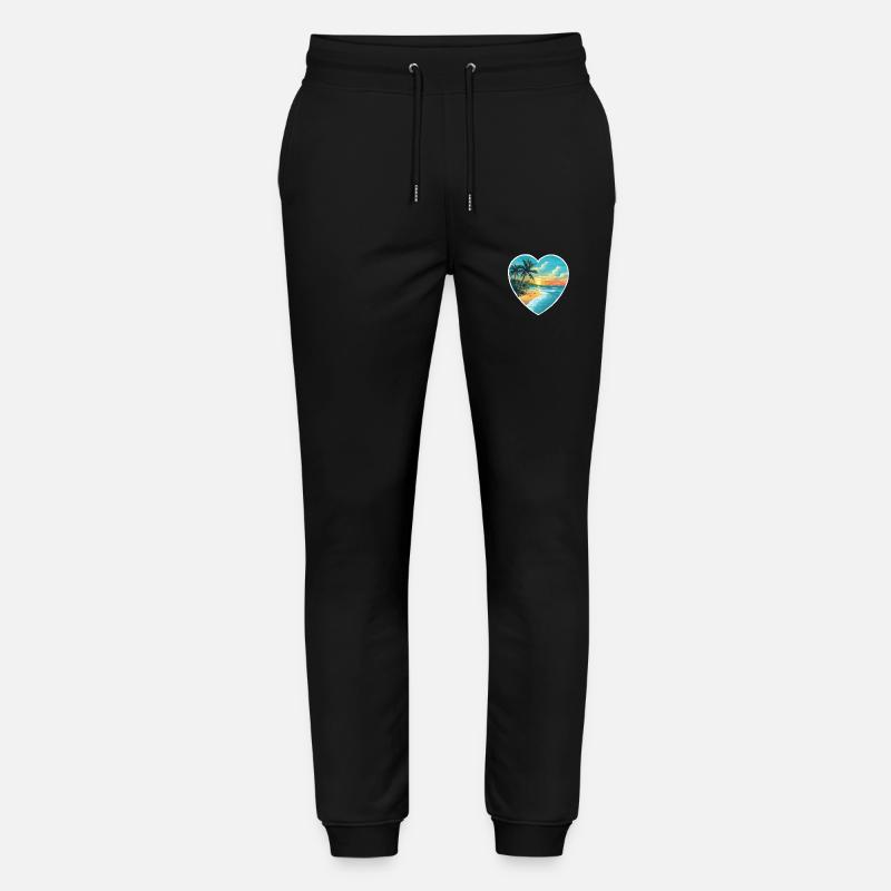 Strand Liebe - Stanley/Stella Unisex Bio Jogginghose Mover  - Schwarz