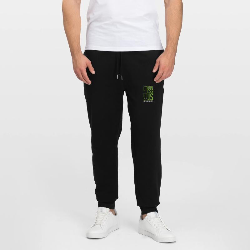 web developer gift html css js my kind of Stanley/Stella Mover Unisex Organic Jogging Trousers