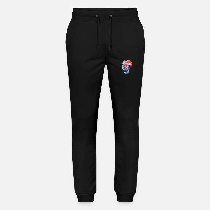 Bettafish Poisson - Pantalon de jogging bio MOVER Stanley/Stella unisexe - noir