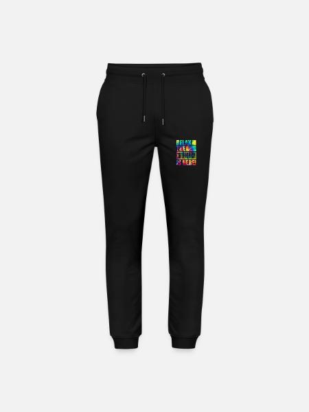 Lighting Technician Funny Saying - Stanley/Stella Mover Unisex Organic Jogging Trousers - black