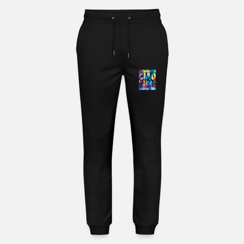 Ciao Kakao Hippie Batik - Stanley/Stella Unisex Bio Jogginghose Mover  - Schwarz